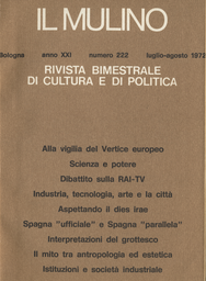 Copertina del fascicolo dell'articolo Il monopolio radiotelevisivo e la società italiana