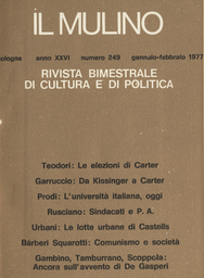 Copertina del fascicolo dell'articolo Ancora sull'avvento di De Gasperi